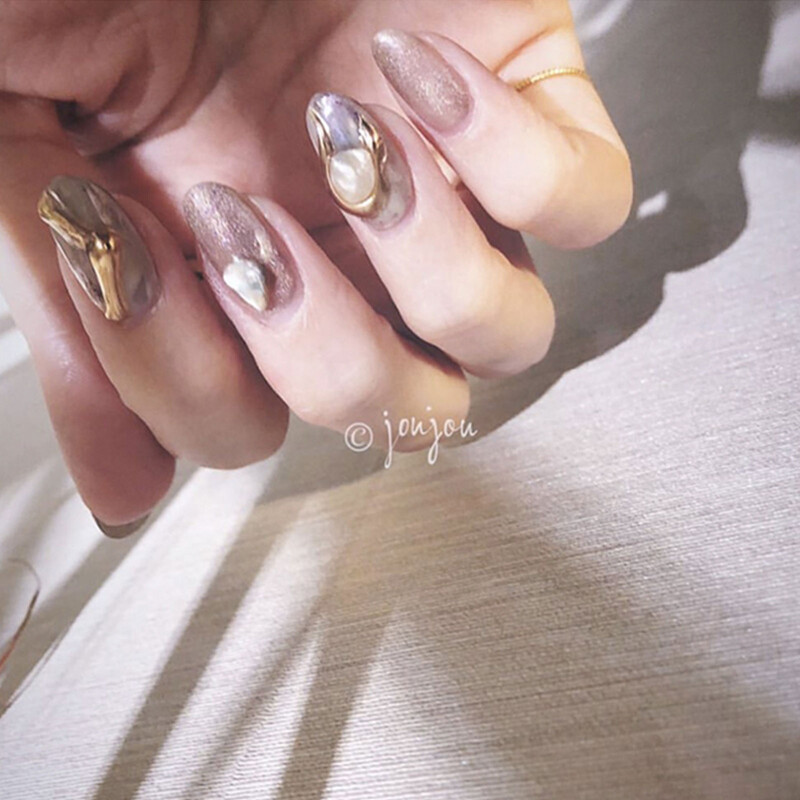 10 buc JOUJOU Comerț cu ridicata de perle de nail art în stil japonez în formă de baroc, cu luminozitate ridicată și perle naturale neconvenționale