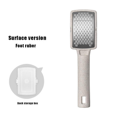 1 db lábreszelő lábreszelő és bőrkeményedés eltávolító, kiváló minőségű acél, legjobb lábápoló pedikűr fémfelületű eszköz a kemény bőr eltávolítására,