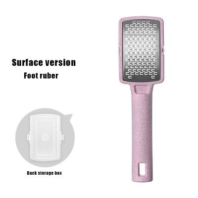 1 db lábreszelő lábreszelő és bőrkeményedés eltávolító, kiváló minőségű acél, legjobb lábápoló pedikűr fémfelületű eszköz a kemény bőr eltávolítására,