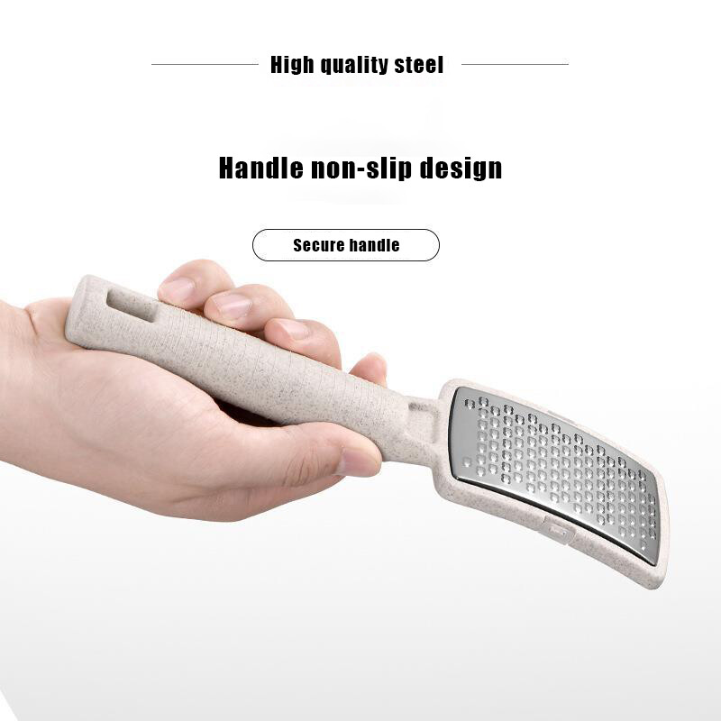 1 db lábreszelő lábreszelő és bőrkeményedés eltávolító, kiváló minőségű acél, legjobb lábápoló pedikűr fémfelületű eszköz a kemény bőr eltávolítására,