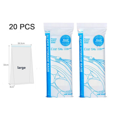 Σακούλες αποθήκευσης τροφίμων Σακούλες κατάψυξης χωρίς BPA Αδιάβροχες Επαναχρησιμοποιήσιμες σακούλες αποθήκευσης με φερμουάρ Σακούλες σφραγίσματος