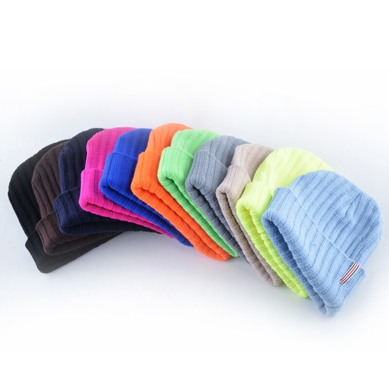 Μαλακά πλεκτά καπέλα Beanie για άνδρες Γυναικεία Φθινόπωρο Χειμώνας Unisex Skullies Beanies Fashion Hip Hop Gorros Καπέλα 11 Χρωμάτων