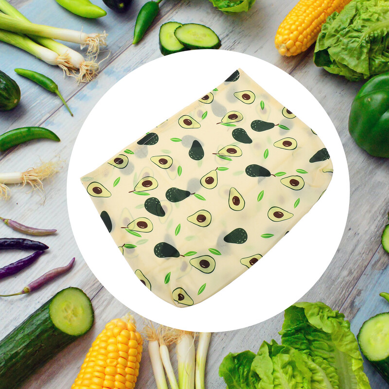 Vreća za pohranu hrane za višekratnu upotrebu Vreća za čuvanje svježeg voća od pčelinjeg voska Vreća za pohranu pamučne tkanine Vrećice za zatvaranje svježine voća