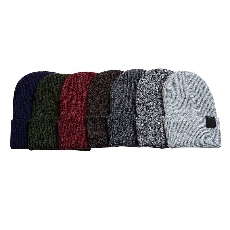 Χειμερινό Άνετο Χαλαρό Καπάκι μονόχρωμο καπό εξωτερικού χώρου Καπέλο σκι Μόδα μάλλινα πλεκτά καπέλα για άντρες Γυναικεία αξεσουάρ ένδυσης