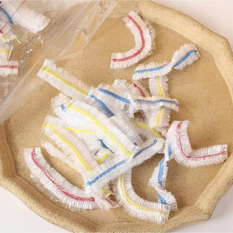 50/100/200 Pieces Organizers Αποθήκευση Πολύχρωμη μεμβράνη τροφίμων μιας χρήσης Αξεσουάρ κουζίνας αποθήκευσης & οργάνωσης Πλαστική σακούλα