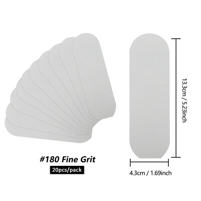 20 τμχ/Τσάντα λίμες ποδιών Ανταλλακτικά λείανσης για λίμες ποδιών πεντικιούρ Ποδιών-Περιποίηση-Εργαλείο Λίμα-Κάλοι-Αφαίρεση νεκρού δέρματος Ανταλλακτικό ράπας ποδιών