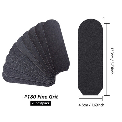 20 τμχ/Τσάντα λίμες ποδιών Ανταλλακτικά λείανσης για λίμες ποδιών πεντικιούρ Ποδιών-Περιποίηση-Εργαλείο Λίμα-Κάλοι-Αφαίρεση νεκρού δέρματος Ανταλλακτικό ράπας ποδιών