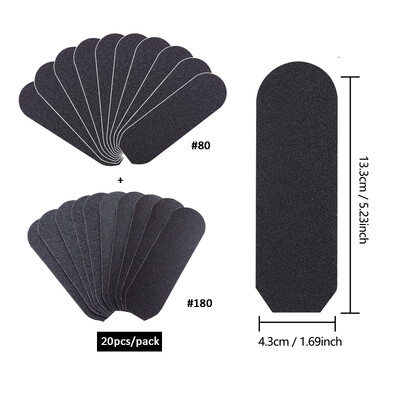20 τμχ/Τσάντα λίμες ποδιών Ανταλλακτικά λείανσης για λίμες ποδιών πεντικιούρ Ποδιών-Περιποίηση-Εργαλείο Λίμα-Κάλοι-Αφαίρεση νεκρού δέρματος Ανταλλακτικό ράπας ποδιών