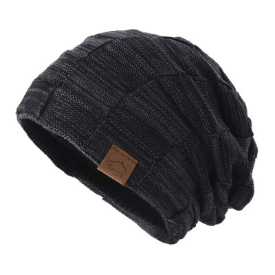 Φθινοπωρινό και χειμώνα βελούδινο πλεκτό καπέλο πολλαπλών χρήσεων με ζεστό και μοντέρνο καπέλο πουλόβερ, ευρωπαϊκό και αμερικανικό χειμώνα h