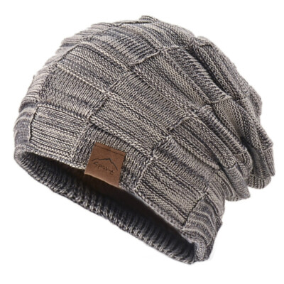 Φθινοπωρινό και χειμώνα βελούδινο πλεκτό καπέλο πολλαπλών χρήσεων με ζεστό και μοντέρνο καπέλο πουλόβερ, ευρωπαϊκό και αμερικανικό χειμώνα h