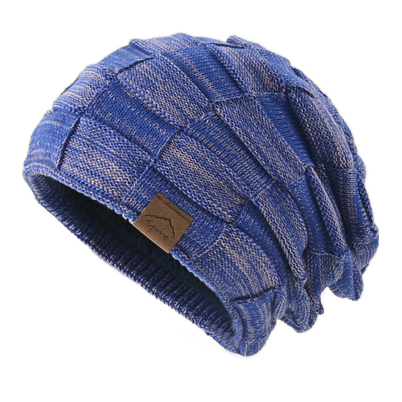 Φθινοπωρινό και χειμώνα βελούδινο πλεκτό καπέλο πολλαπλών χρήσεων με ζεστό και μοντέρνο καπέλο πουλόβερ, ευρωπαϊκό και αμερικανικό χειμώνα h