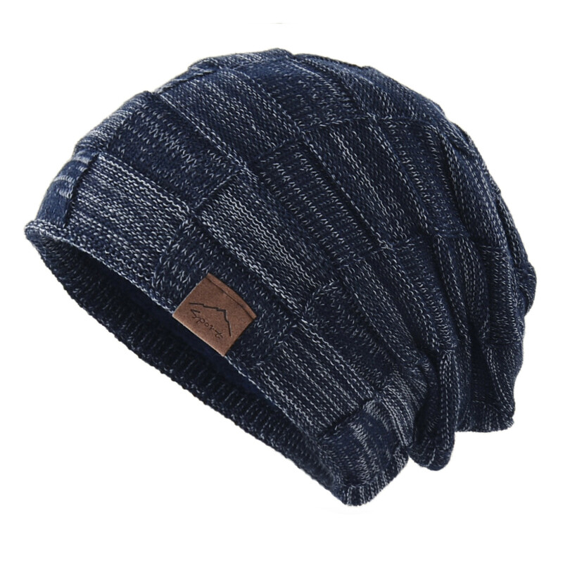 Φθινοπωρινό και χειμώνα βελούδινο πλεκτό καπέλο πολλαπλών χρήσεων με ζεστό και μοντέρνο καπέλο πουλόβερ, ευρωπαϊκό και αμερικανικό χειμώνα h