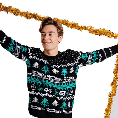 Novi F1 Racing Competition Outdoor Extreme Sports Preveliki pulover s 3D printanim božićnim ružnim džemperom 44 # 63 # Driver Fens Tops