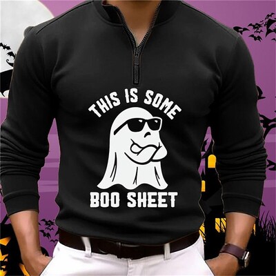 Μόδα ανδρική φούτερ με φερμουάρ Χριστουγεννιάτικο vintage μπουφάν πόλο φθινοπωρινό πουλόβερ Casual μακρυμάνικα μπλουζάκια για ανδρικά ρούχα