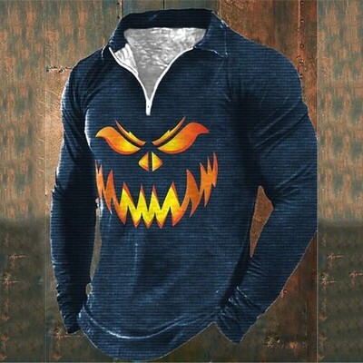 Μόδα ανδρική φούτερ με φερμουάρ Χριστουγεννιάτικο vintage μπουφάν πόλο φθινοπωρινό πουλόβερ Casual μακρυμάνικα μπλουζάκια για ανδρικά ρούχα