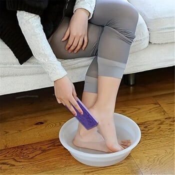 2 τεμ. Λίμα ποδιών ελαφρόπετρας, Callus Dead Skin Remover Foot Heel Scrubber Λεία πόδια σε δευτερόλεπτα Εργαλείο απολέπισης πεντικιούρ