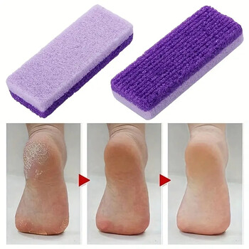 2 τεμ. Λίμα ποδιών ελαφρόπετρας, Callus Dead Skin Remover Foot Heel Scrubber Λεία πόδια σε δευτερόλεπτα Εργαλείο απολέπισης πεντικιούρ