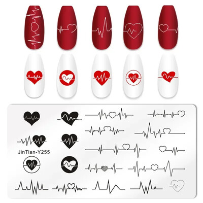 Tigar Zebra Leopard Print Nail Pločice za utiskivanje slika životinja Šablone za ispis pečata za nokte Predlošci Nail Art Alat za ukrašavanje noktiju