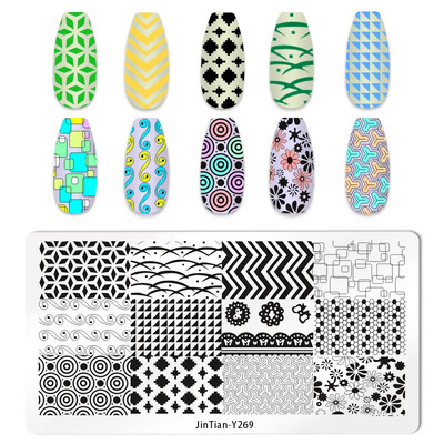 Tigar Zebra Leopard Print Nail Pločice za utiskivanje slika životinja Šablone za ispis pečata za nokte Predlošci Nail Art Alat za ukrašavanje noktiju