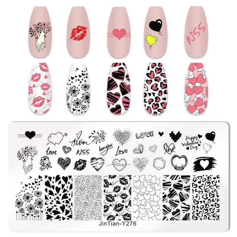 Tigar Zebra Leopard Print Nail Pločice za utiskivanje slika životinja Šablone za ispis pečata za nokte Predlošci Nail Art Alat za ukrašavanje noktiju