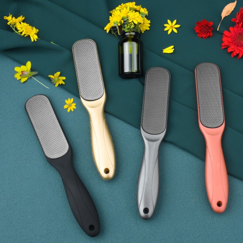 Nanoklaasist kahepoolne jalarasp kannaviil Hard Dead Skin Callus Remover Kooriv Pediküür Hooldus Jalavail Tööriista tarvikud