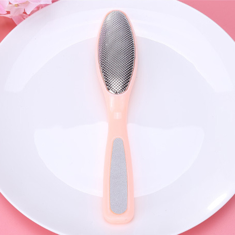 Pedikiūro pėdų dildė Rasps Callus Dead Skin Remover Šveitiklis nerūdijančio plieno Profesionalus dvipusis pėdų priežiūros įrankis Dropshiping TSLM1