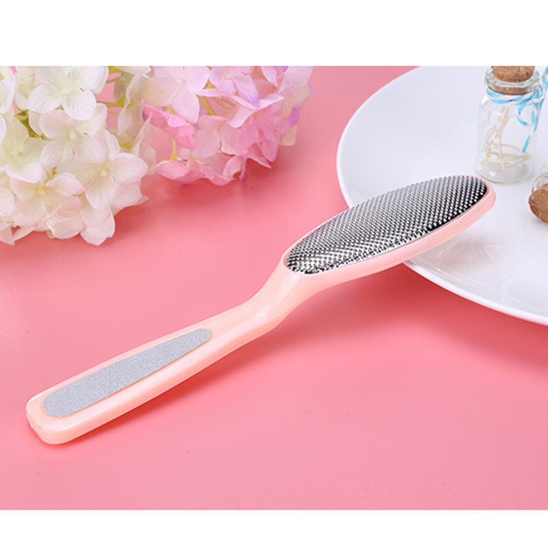 Pedikiūro pėdų dildė Rasps Callus Dead Skin Remover Šveitiklis nerūdijančio plieno Profesionalus dvipusis pėdų priežiūros įrankis Dropshiping TSLM1