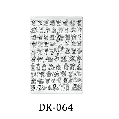 1 KOM. Halloween ploče za utiskivanje noktiju, šablone za šablone cvjetnih likova Nail Art Stamp Slika ploče za manikuru Alati za ispis noktiju