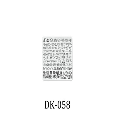 1 KOM. Halloween ploče za utiskivanje noktiju, šablone za šablone cvjetnih likova Nail Art Stamp Slika ploče za manikuru Alati za ispis noktiju