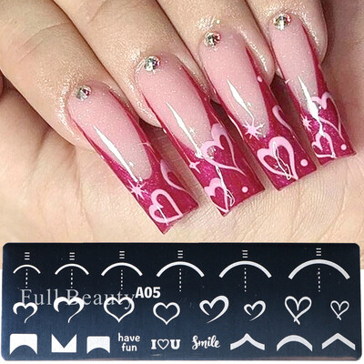 Χριστουγεννιάτικα νύχια σφράγισης πλάκες Snowflakes Elk Πρότυπο Πρωτοχρονιάς Γράμματα Χριστουγέννων Εργαλείο με στένσιλ εκτύπωσης δώρου δώρου