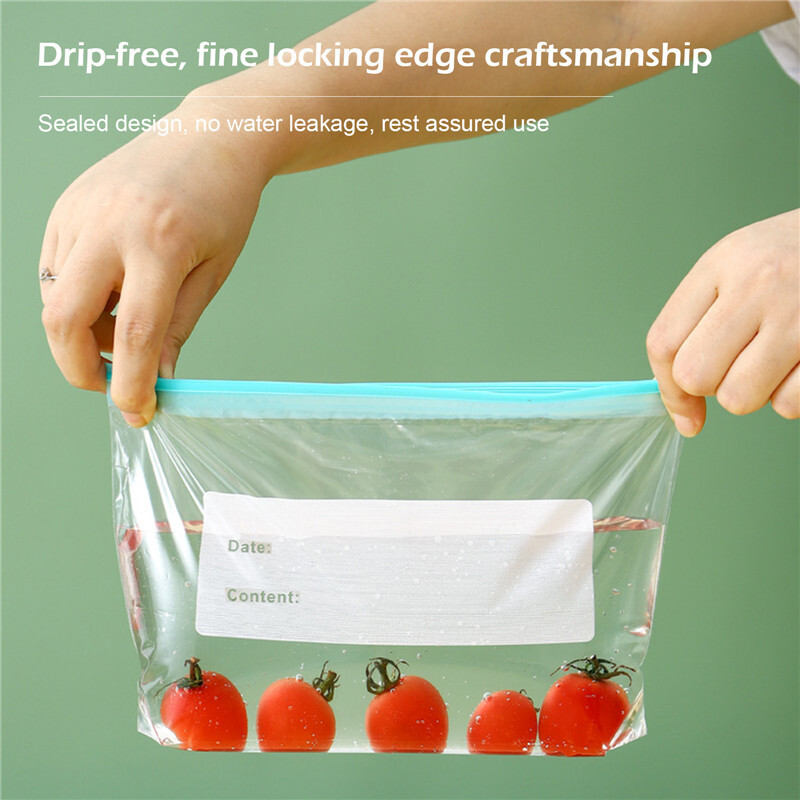 Plastične vrećice s patentnim zatvaračem Vrećica za pohranu hrane Vrećice za vakuumsko zatvaranje za višekratnu upotrebu Kuhinjski organizator Posuda za pohranu zrna voća