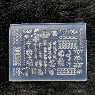 1kom leptir pulover pahuljica 3D akrilni kalup okvir za fotografije silikonski nail art nokti DIY nail art predlošci kalup za nokte