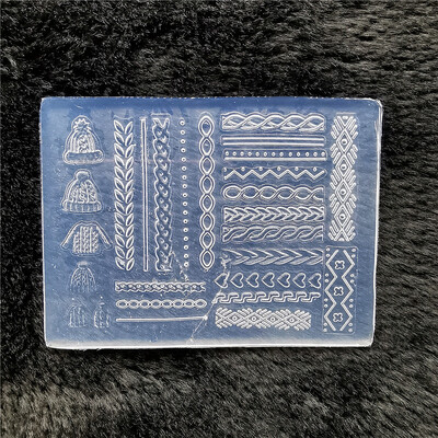 1kom leptir pulover pahuljica 3D akrilni kalup okvir za fotografije silikonski nail art nokti DIY nail art predlošci kalup za nokte