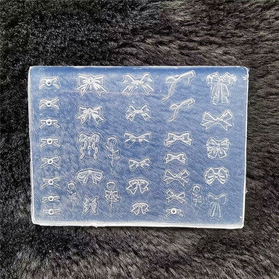 1kom leptir pulover pahuljica 3D akrilni kalup okvir za fotografije silikonski nail art nokti DIY nail art predlošci kalup za nokte