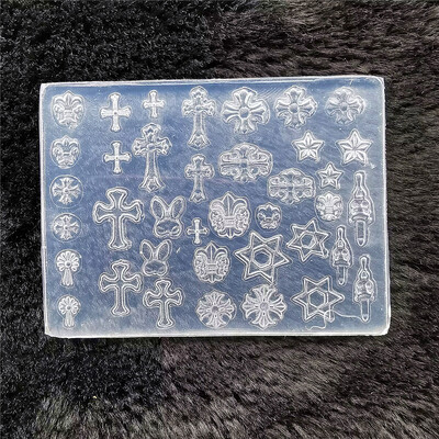 1kom leptir pulover pahuljica 3D akrilni kalup okvir za fotografije silikonski nail art nokti DIY nail art predlošci kalup za nokte