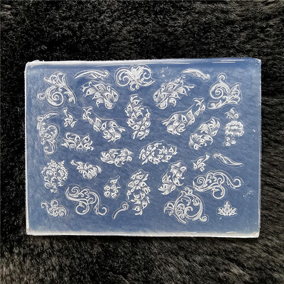 1kom leptir pulover pahuljica 3D akrilni kalup okvir za fotografije silikonski nail art nokti DIY nail art predlošci kalup za nokte