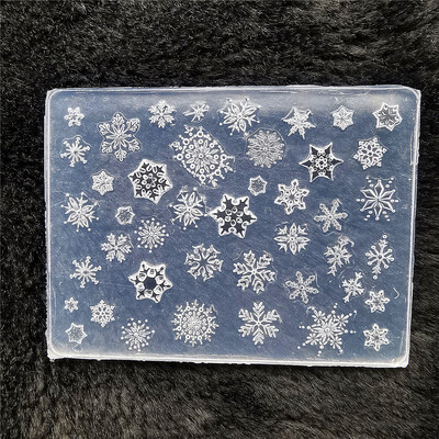 1kom leptir pulover pahuljica 3D akrilni kalup okvir za fotografije silikonski nail art nokti DIY nail art predlošci kalup za nokte