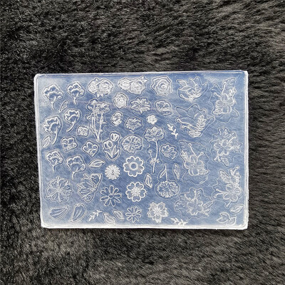 1kom leptir pulover pahuljica 3D akrilni kalup okvir za fotografije silikonski nail art nokti DIY nail art predlošci kalup za nokte