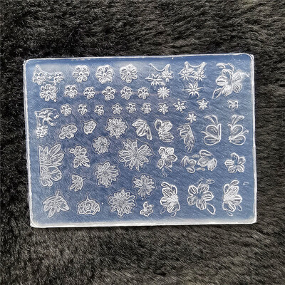 1kom leptir pulover pahuljica 3D akrilni kalup okvir za fotografije silikonski nail art nokti DIY nail art predlošci kalup za nokte