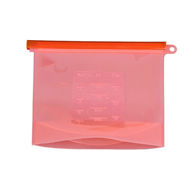 Silikonska vrećica za pohranu 500 ml 1000 ml 1500 ml Ambalaža za hranu za višekratnu upotrebu Vrećica s patentnim zatvaračem Zalihe za pohranu smrznute hrane Rezervni kuhinjski alati