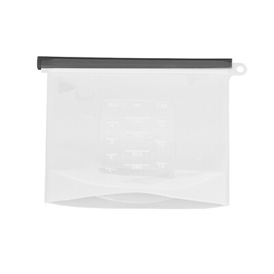 Silikonska vrećica za pohranu 500 ml 1000 ml 1500 ml Ambalaža za hranu za višekratnu upotrebu Vrećica s patentnim zatvaračem Zalihe za pohranu smrznute hrane Rezervni kuhinjski alati