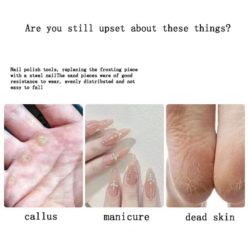 FILI pėdų negyvos odos švitrinis popierius pėdų nuospaudos odelių nuospaudos kietos negyvos odos šalinimo įrankis Keičiamas šlifavimo popierius pedikiūro įrankis