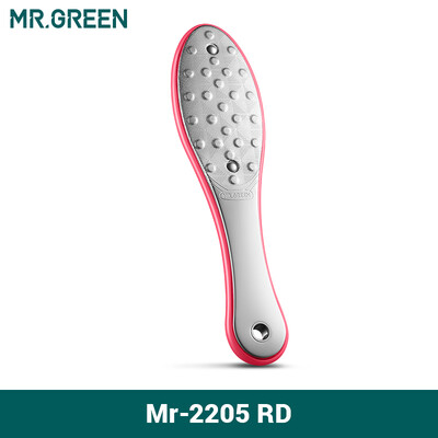 MR.GREEN pedikīrs pēdu kopšanas rīki pēdu vīle Raspes Callus Dead Foot ādas kopšanas noņemšanas komplekti no nerūsējošā tērauda profesionāliem diviem sāniem