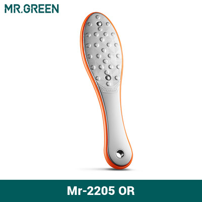 MR.GREEN pedikīrs pēdu kopšanas rīki pēdu vīle Raspes Callus Dead Foot ādas kopšanas noņemšanas komplekti no nerūsējošā tērauda profesionāliem diviem sāniem