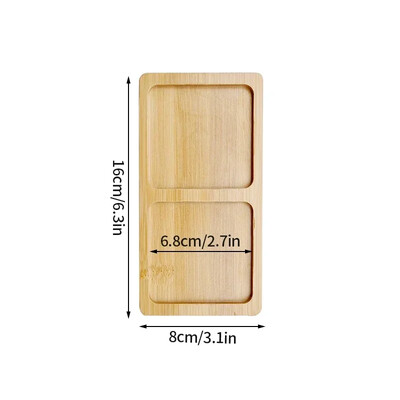 Kelių bambuko padėkliukų medinė lėkštė gėlių puodo padėkliukas puodelis padėkliukas virtuvės dekoratyvinė lėkštė Kūrybinis padėkliukas kavos puodelio kilimėlis