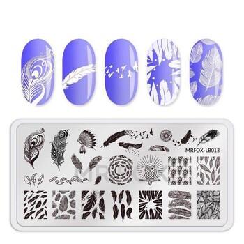 1 ΤΕΜ. Νέα πλάκες σφράγισης νυχιών Springflowers Pattern Image Stamping Πρότυπα τέχνης νυχιών DIY Στένσιλ για μανικιούρ Εργαλεία σφραγίδας