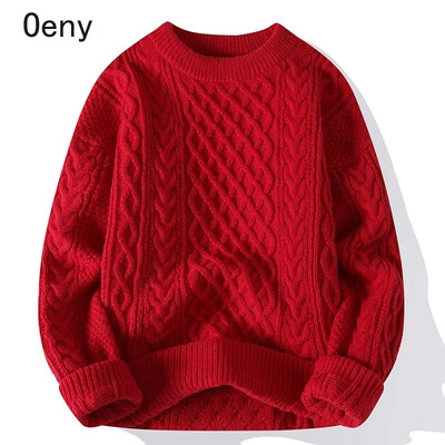 Brand Božićni džemperi Muški pulover s okruglim izrezom Muški puloveri Džemperi Modna odjeća Jesen Zima Majice Muške pletene majice