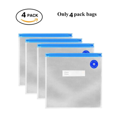 Sous Vide zacskók, újrafelhasználható BPA-mentes vákuumos lezáró táskák Vákuumos élelmiszertároló zacskók főzéshez/élelmiszer tároláshoz/mikrohullámú melegítéshez