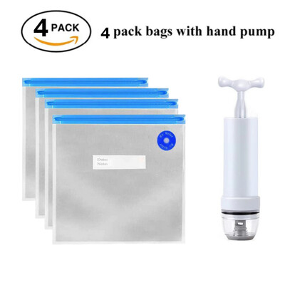 Sous Vide zacskók, újrafelhasználható BPA-mentes vákuumos lezáró táskák Vákuumos élelmiszertároló zacskók főzéshez/élelmiszer tároláshoz/mikrohullámú melegítéshez