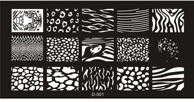 Snake Leopard Nail Art Stamping Plate Γεωμετρικές γραμμές Φύλλα Λουλούδια Σχεδιασμός νυχιών Πλάκες εκτύπωσης εικόνας στένσιλ Εργαλεία σφράγισης